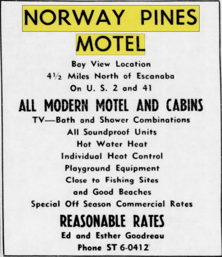 Norway Pines - April 1963 Ad (newer photo)